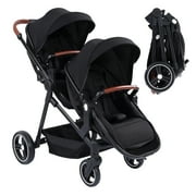 Double Tandem Stroller for Newborn & Toddler