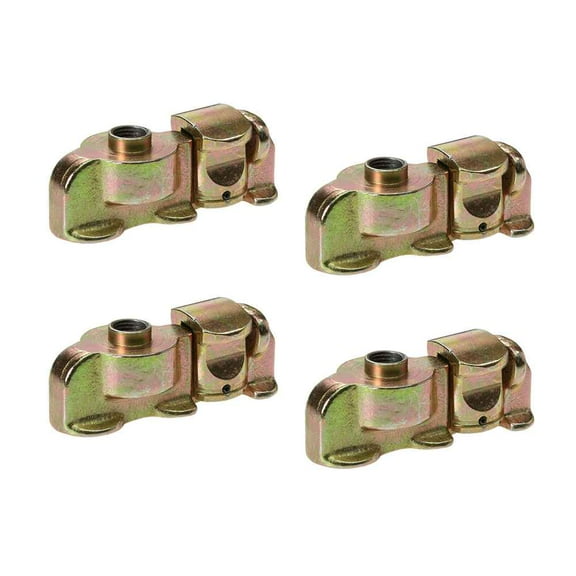 Double Stud L-Track Fitting w/ Bolt Thread - 4 Pack