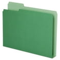 thumbnail image 1 of Pendaflex 54457 1.5 in. Expansion 1/3-Cut Assorted Tabs Double Stuff Letter File Folders - Green (50/Pack), 1 of 2