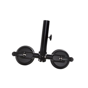 Double Suction Cup Flag Pole Bracket Holder Suckers Multifunction Easy Installation Base Stand Support for Car ATV Trailer Boat Road