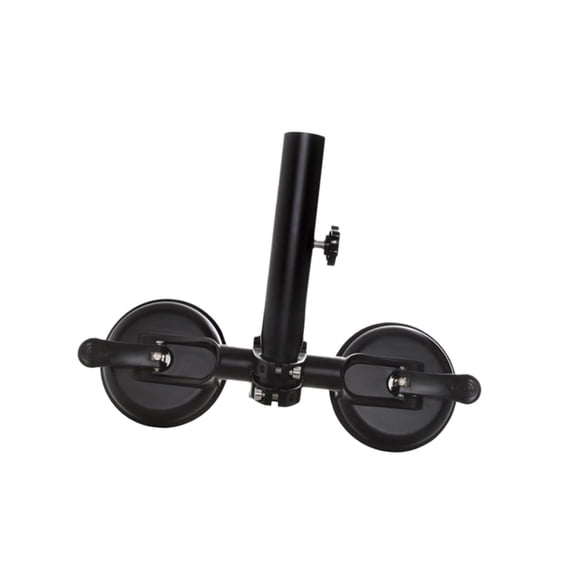 Double Suction Cup Flag Pole Bracket Holder Suckers Multifunction Easy Installation Base Stand Support for Car ATV Trailer Boat Road