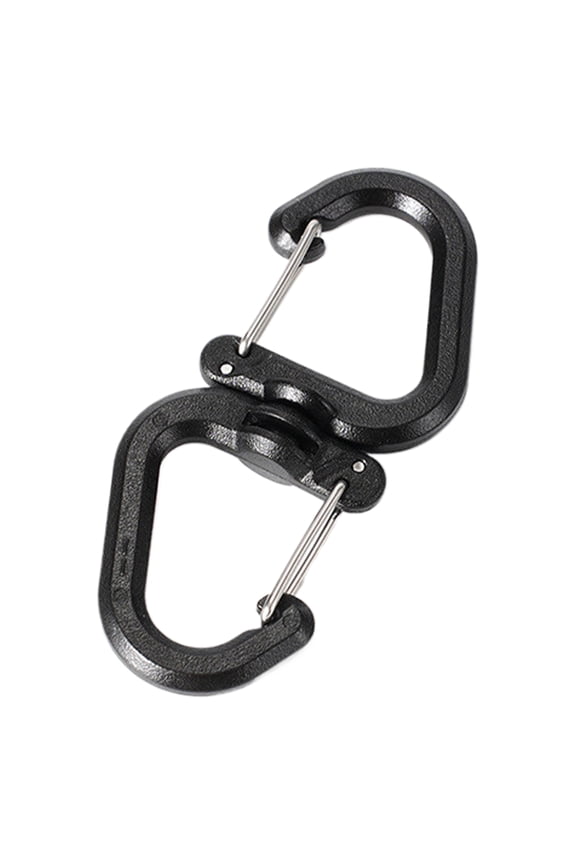 Double Swivel Clips|Outdoor Swivel Clip|Portable S Chain Hooks, Multi-Use Backpack Keychain Carabine