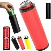 Double Tactical Reload Can Holder, Dual 12oz Can Cooler with Slide-to-Release Auto Reload, 3D Printed Ultra Chill Holder for Beer & Soda, Double Can Vertical Cooler for Outdoor Parties, Camping & BBQ