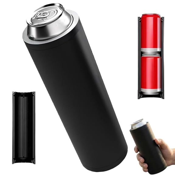 Double Tactical Reload Can Holder Ultra Chill System – Dual 12oz Can Insulated Sleeve, Quick-Swap Tactical Can Cooler for Beer, Soda, Outdoor Events, Parties, Camping, BBQ & Home Bars