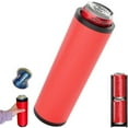 thumbnail image 1 of Double Tactical Reload Can Holder-Ultra Chill System, Insulated Dual Beer Cooler for 12oz Cans, Gravity-Fed Stacking Sleeve, Funny Outdoor Camping & Tailgating Gift for Men (Red), 1 of 9