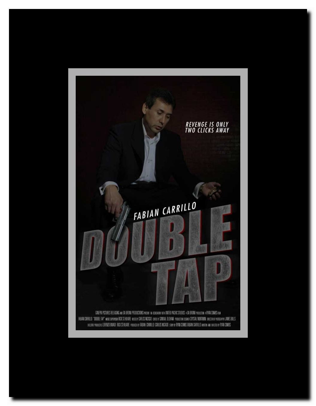 Double Tap Framed Movie Poster
