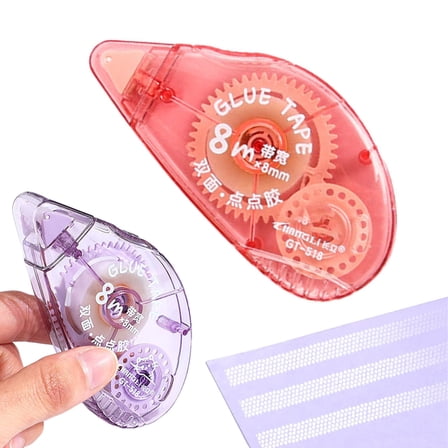 Double Tape Roller Adhesive Scrapbook Glue Tape Runner Roller