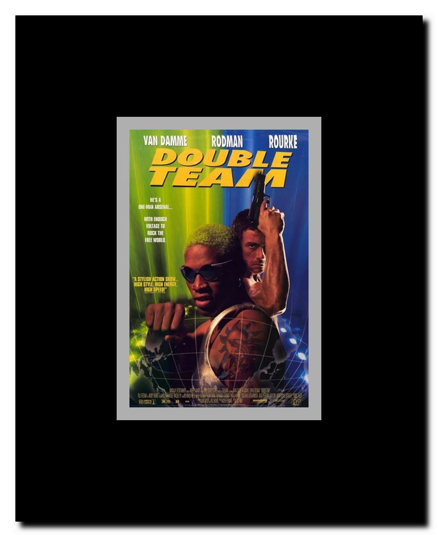 Double Team Framed Movie Poster
