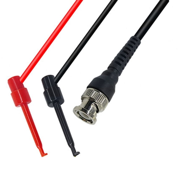 Double Test Hook Test Leads Cable P1007 Q9BNC IC Test Hook Oscilloscope Probe