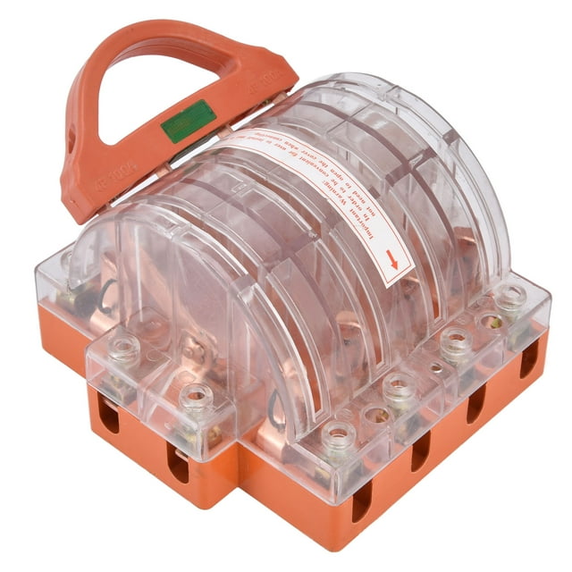 Double Throw Disconnect Knife Switch Knife Switch AC380V 100A 4 Pole