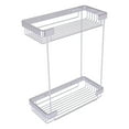 thumbnail image 1 of Double Tier Rectangular Toiletry Shower Basket in Polished Chrome, 1 of 2