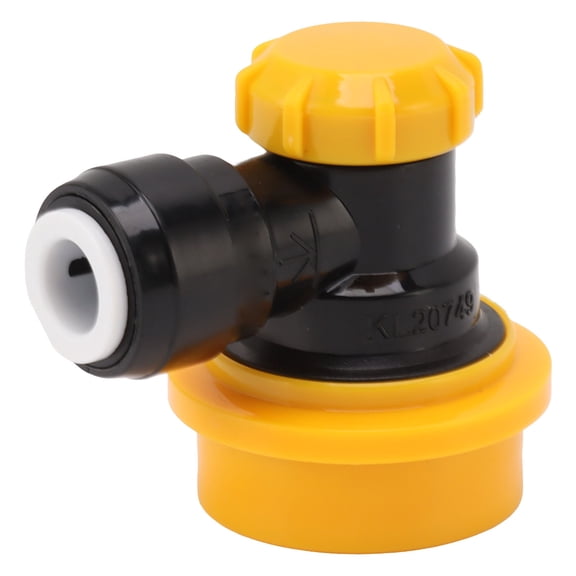 Double Tight 5/16 Inch Push in Fitting Ball Lock Quick Disconnect Adapter (5/16" / 0.8 cm)