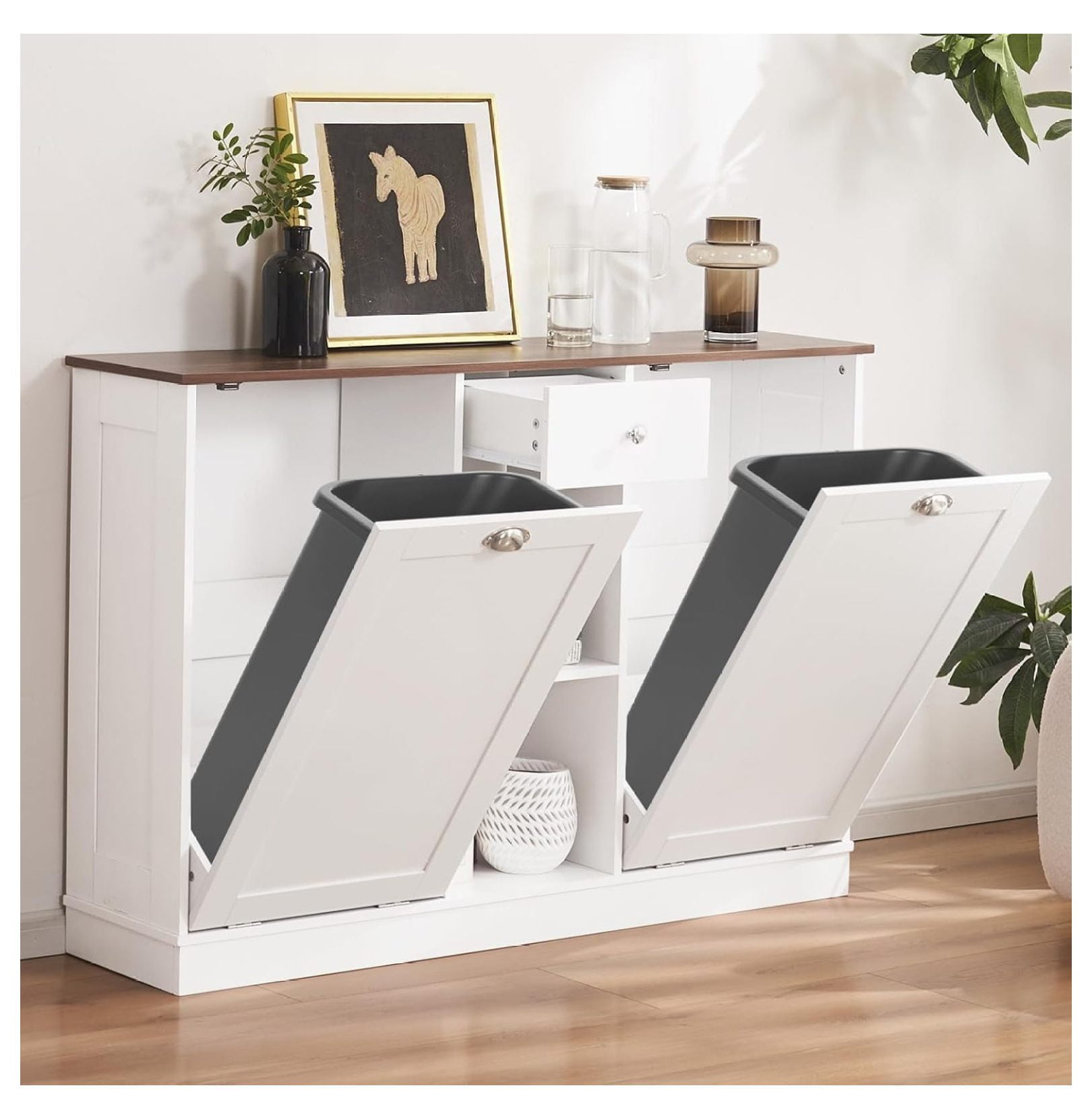 Double Tilt Out Trash 20 Gallon, Trash Can with