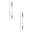 thumbnail image 1 of Double Tip Extremely Fine Eyebrow Pencil - Hard Core Waterproof, 0.7oz, 3D Ultra-Fine, Retractable, Dual-Ended, Sweatproof, Smudge-Resistant, Makeup Tool for Women, Daily Use 1 PC*2, 1 of 9