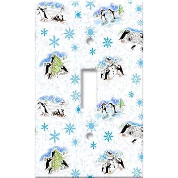 Double Toggle Decorative Printed Metal Switch Plate