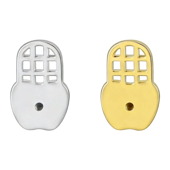 Double Tone Earring Backs For Heavy Jewelry Lightweight Yet Strong Support To Keep Earrings Upright And Properly Aligned