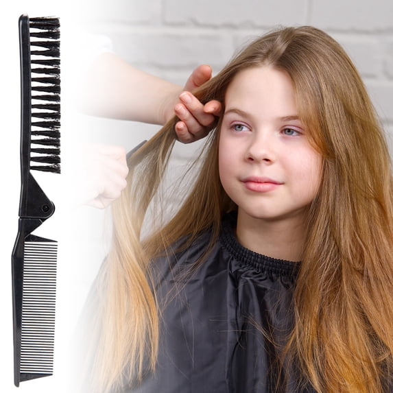 Double Toothed Folding Comb for Household Use Small and Portable Multi Color Hair Styling and Smooth Hair Comb - Double-Tooth Folding Comb Dark Pink, Hair Brush, Back to School, Wedding, Christmas,