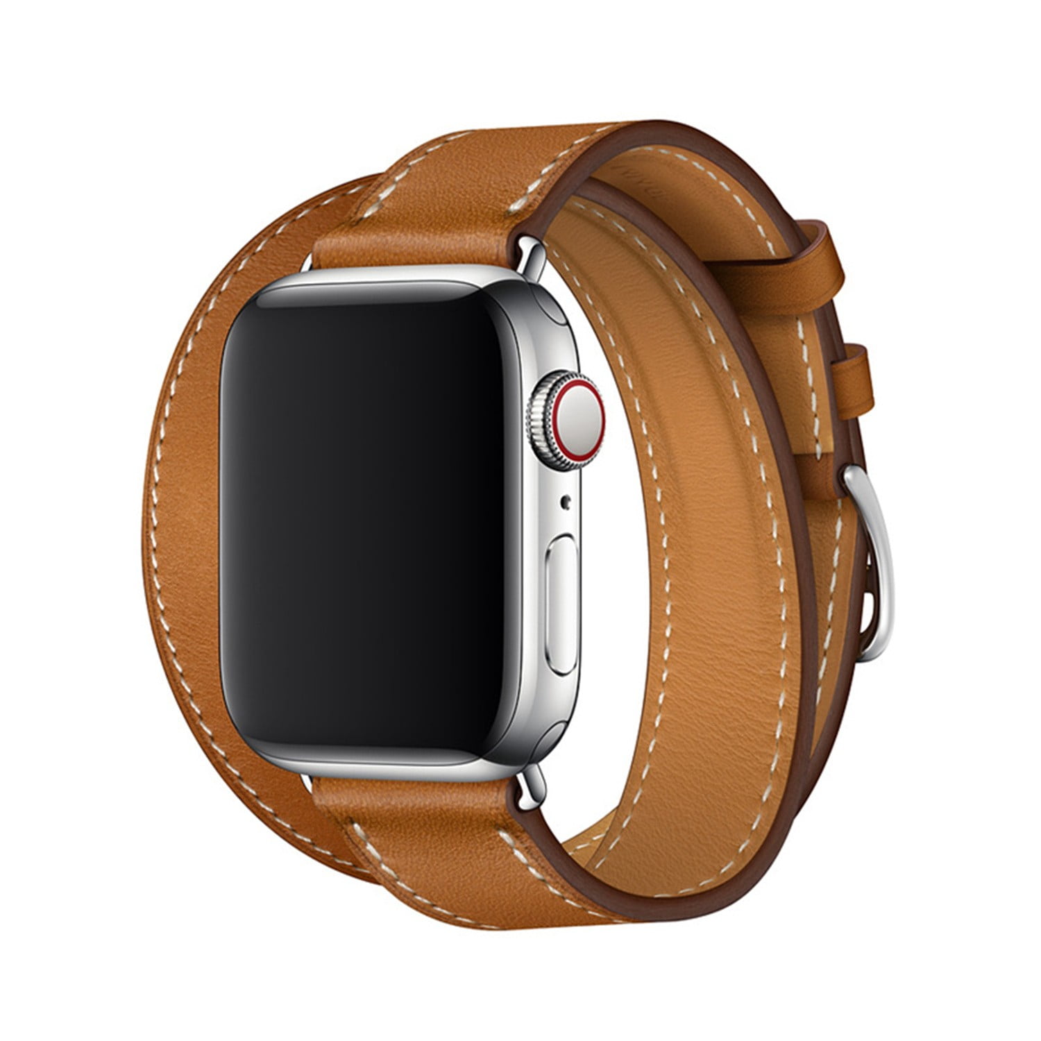 Bracelet double en cuir unique pour Apple Watch 9 8 7 6 SE, bracelet pour Apple  Watch femme, bracelet pour Apple Watch, bracelet pour Apple Watch, brassard  de m…