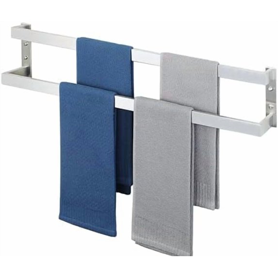 SEIDO 24" Towel Bar - SUS304 Stainless Steel Bathroom Towel Rack, Satin Gold, Modern & Easy Install