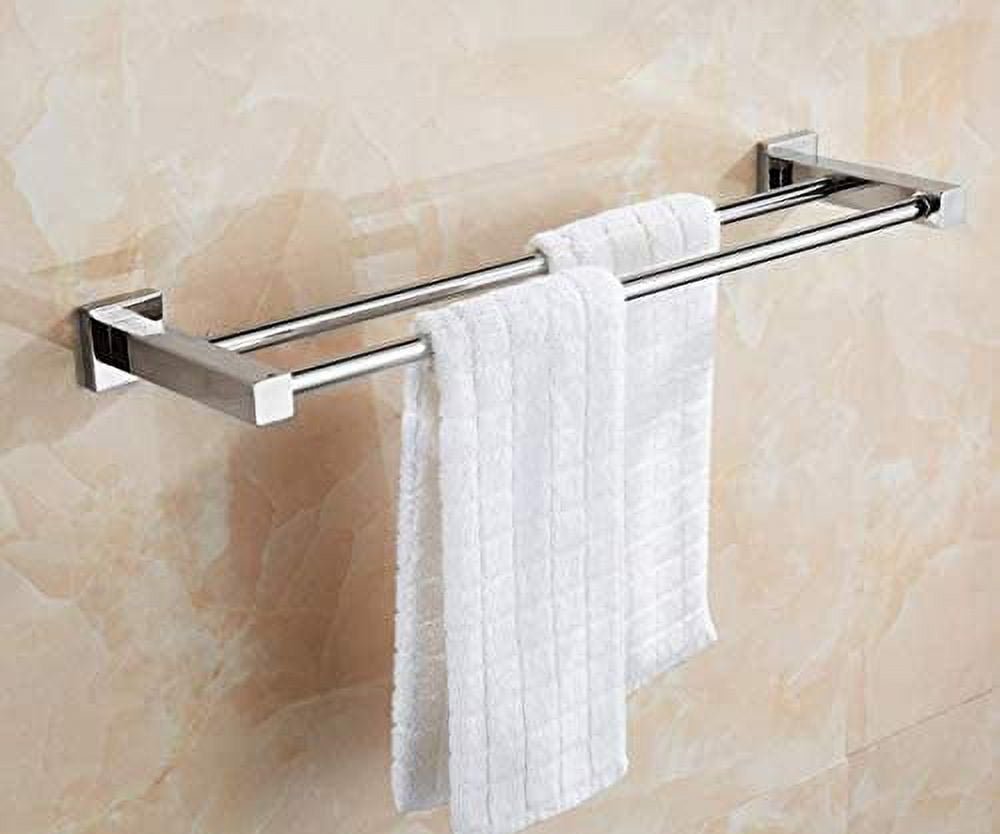 Double Towel Rack For Bathroom Or Kitchen Stainless Steel, Sus304