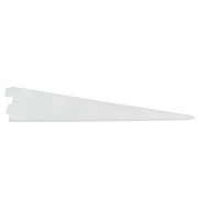 Double Track Shelf Bracket for Wood Shelf, 11 Inches, White by Stone Harbor Hardware