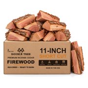 Double Tree 11 in Firewood for Smokeless Fire Pits, Kiln Dried, 2 Cu Ft