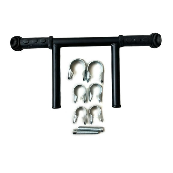 Double Tube Strollers Handle Extender for Baby Carriages Comfortable Extension Rod with 1pc/3pcs Clip Easy Installation