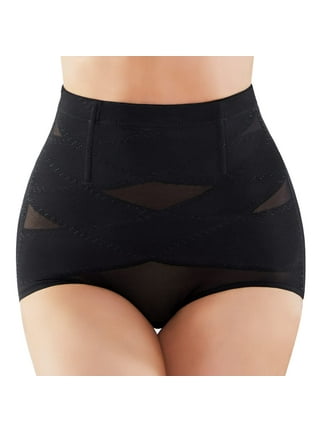 Lilvigor Tummy Control Shapewear Panties for Women High Waisted Body Shaper Slimming  Underwear Lace Shaping Briefs 