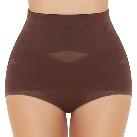 Double Tummy Control Shapewear Panties for Women High Waisted Waist Trainer Body Shaper Slimming Shapewear Underwear Girdle Panty