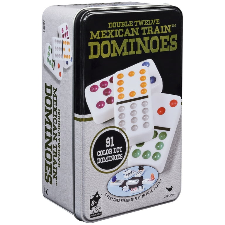 トランプ Cardinal Mexican Train Dominoes Mexican Train Domino Fun Game Set Double 12 Cardinal