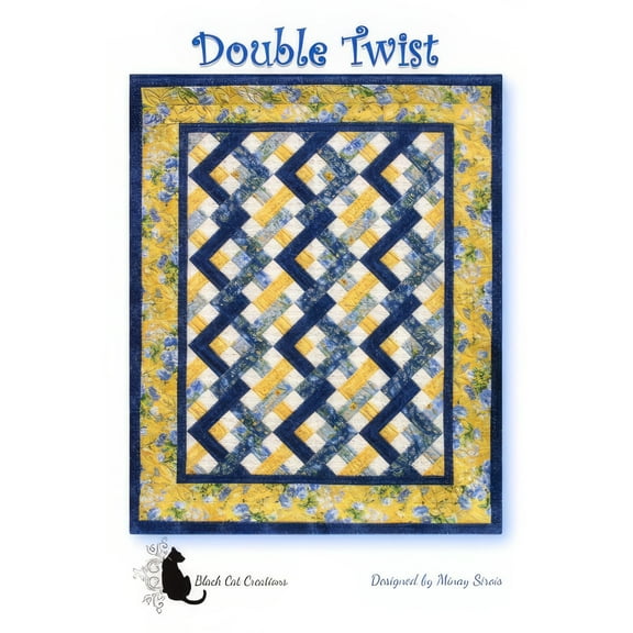 Double Twist Quilt Pattern by Black Cat Creations