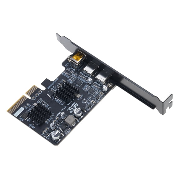 Double Type C Port PCIe Card With 4K Video Support And USB 3.2 10Gbps Performances