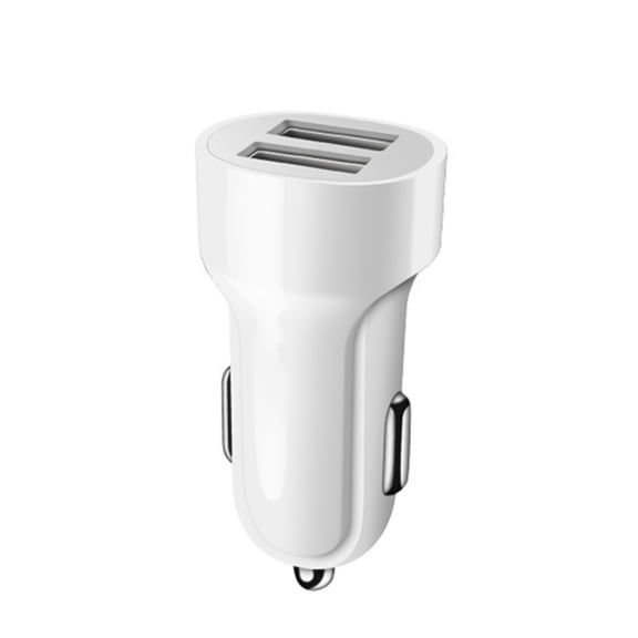 Double USB Intelligent Car DC5V 2.1A Output Efficient Charging Adapter for 12-24V Vehicles