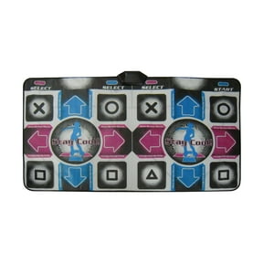 Double User Dance Mat with AV Cable, Non-Slip Step Pad for PC and TV, Motion Sensing Game