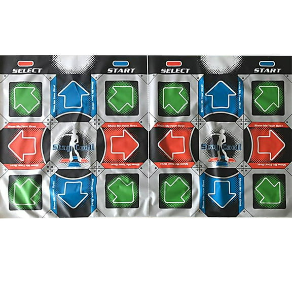 Double User Dance Mats Non- Fitness Dancer- Step Pads Sense- Game Yoga Game Blanket Motion Sensing Foot Print Game Dancing Mat