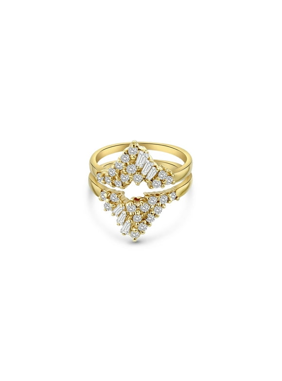 Diamond Ring Guards Baguettes