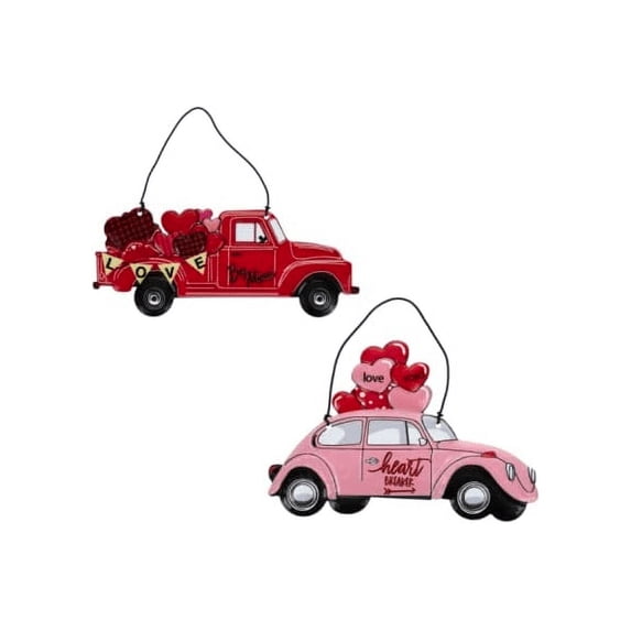 Double Valentines Day Decor Wall Hanger