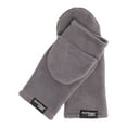 thumbnail image 1 of Double Velour Fleece RunMitts Grey Large, 1 of 1