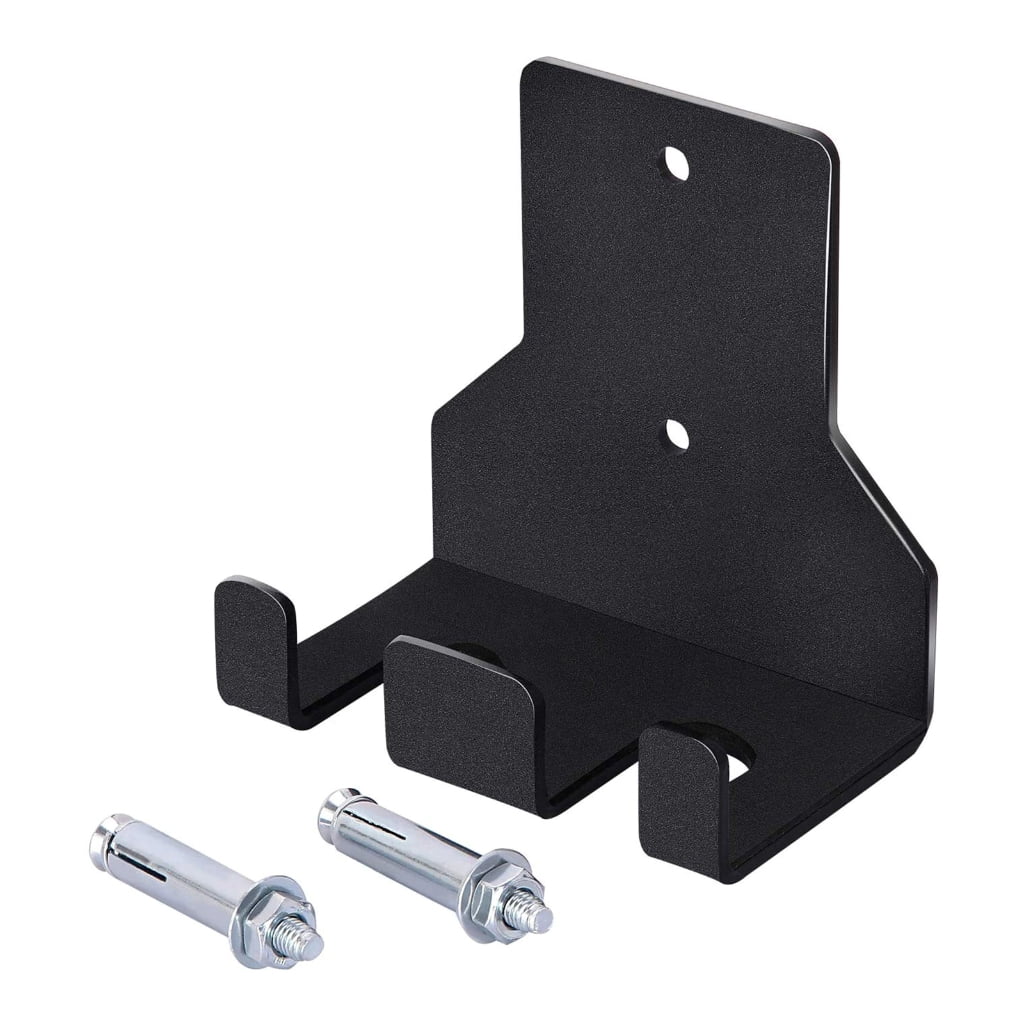 Heavy Duty Barbell Storage Rack Wall Hanger Double Vertical Barbell Holder Gym Dumbbells Rod Stands Fitness Accessories