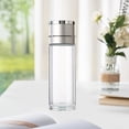 thumbnail image 1 of Double Wall Glass Insulated Cup, Vacuum Insulated Tea Tumbler with Lid, Portable Water Bottle for Office Car Travel, Silver, by Zovey, 1 of 6