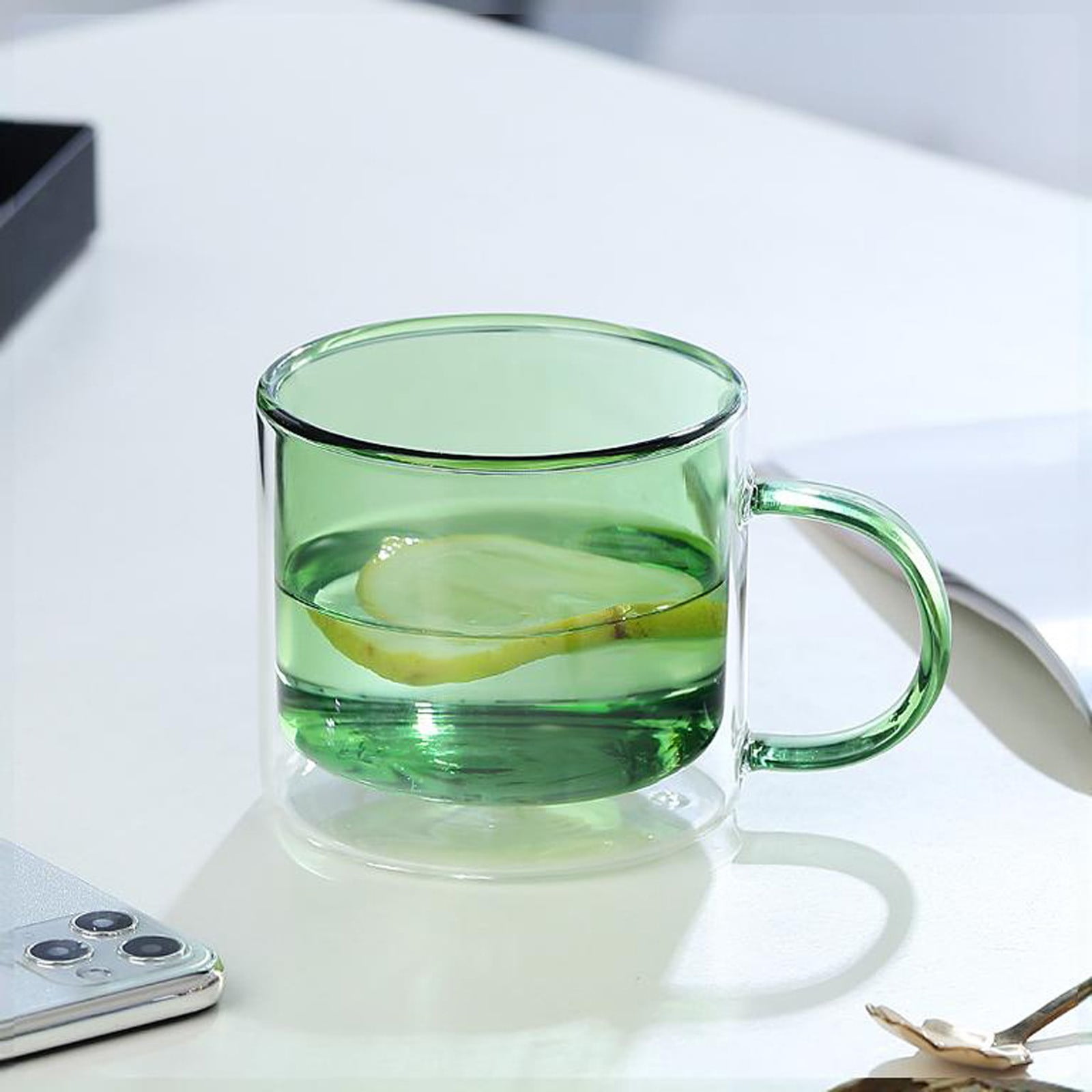 Shot Glasses 4-Pack Double Wall S - 2.7oz Glass Demitasse Cups For Italian  Coffee Espresso Cup