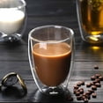 thumbnail image 1 of Double-Wall Insulated Glass Tumbler, 8.5 oz Clear Drinking Cup for Hot & Cold Beverages at Home, Office, or Restaurant, 1 of 3