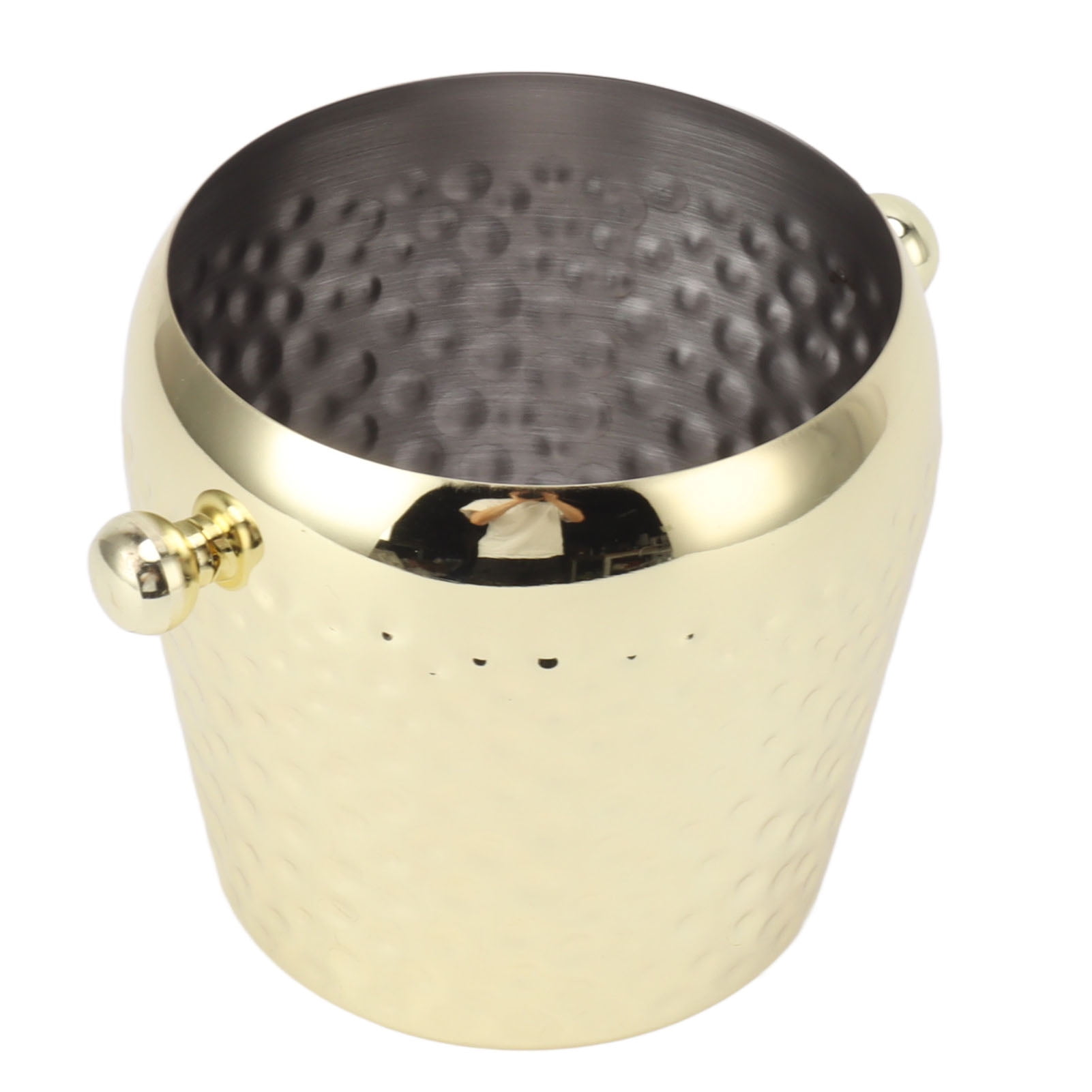 Double Wall Stainless Steel Insulated Ice Buckets With Lid And Ice Tong