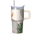 thumbnail image 1 of Double Wall Tumbler 20oz Bohemian Style with Lid & Straw - Stainless Steel Vacuum Insulated Travel Coffee Mug, Leakproof Thermal Cup, 1 of 5