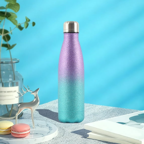 Double Wall Vacuum Insulated Water Bottle 304 Stainless Steel Large Capacity Sports Water Bottle Sparkling Cola Bottle Style Thermal Mug with Heat Retention Feature for Daily Hydration