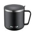 thumbnail image 1 of Double Wall Vacuum Mug 13.5oz Stainless Steel Tumbler With Lid Leakproof Insulated Cup Hot Cold Travel Mug Coffee Tea Cup Reusable Drinkware For Camping Office, 1 of 8