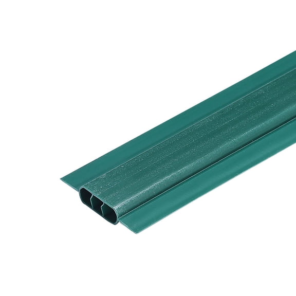 Double Wall Vertical Bottom Locking Privacy Slats with Wings for Chain Link Fence High Density HDPE Ideal for 4 Foot Garden and Farm Fence Green