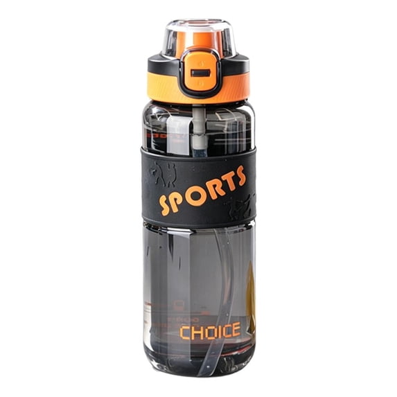 700ml/32oz Plastic Water Bottle with Wide Mouth Lid, BPA-free Clear Insulated Bottle for Outdoor Travel Sports, Sport