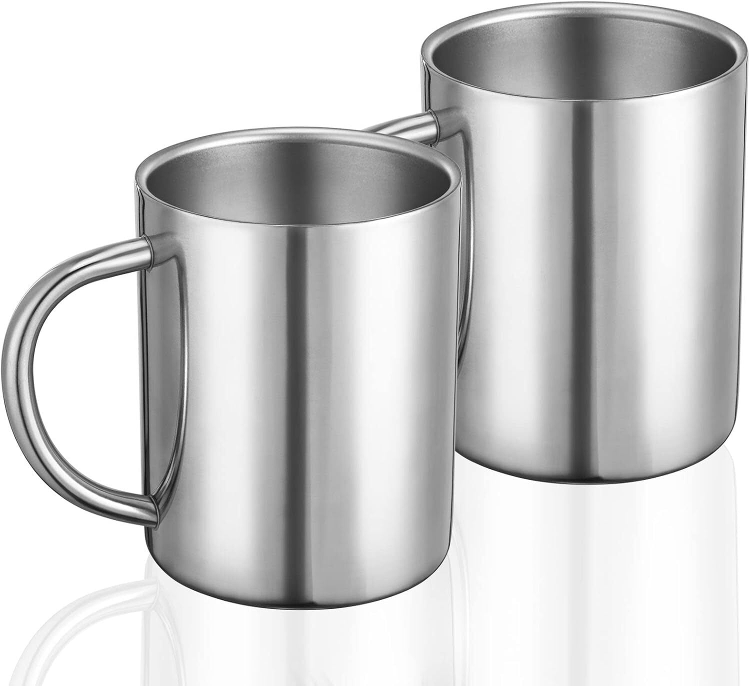 16 ounce white coffee mug Gibson Home Great Essentials 16 Ounce Porcelain Coffee Mugs - Set of 6 main image 0