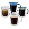 thumbnail image 1 of Double Walled Colored Coffee Mug Set - 10oz (Set of 2 or 4), 1 of 7